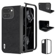 thumbnail image 2 of Allytechgroup Slim Case for Google Pixel 9 Pro Fold, Premium Leather PC Back Cover Shockproof Drop Proof Anti-Scratch Phone Case Cover for Google Pixel 9 Pro Fold, Black, 2 of 5