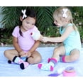 thumbnail image 4 of Jefferies Socks Girls Crew Socks 6-Pack, Sizes XS-M, 4 of 9