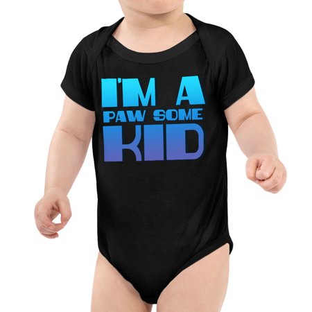

Pawsome Baby Jersey Onesie - Quotes Baby Bodysuit - Best Print Baby One-Piece