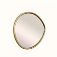 thumbnail image 5 of Caxkun Irregular Wall Mirror For Decor, Asymmetrical Metal Framed Wall Mirror For Living Room, Bathroom, 18.9x15.75 Inch Gold, 5 of 5