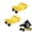 Yellow-2pcs, variant on Car Dolly , Heavy Duty Car Dollies, 4000 LBS/8000 LBS Capacity Car Wheel Dolly with Rotating Wheels, Car Dolly for Moving Truck, Wheel Dolly Set of 2/Dolly Set of 4