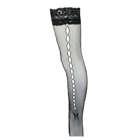 

Killer Legs Women s Fishnet Stay Up Thigh High Stockings Side Butterfly Stay Ups 165YD010