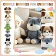 thumbnail image 2 of Moving Walking Plush Play Sets Colorful Stuffed Animal Doll 12 Inch Soft Fluffy Cuddle Companion Interactive Play Figure for Youngs All Ages Birthday Holiday Gift Assorted Styles 1, 2 of 7