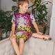 thumbnail image 4 of Balery Colorful Tie Dye Stained Glass 3 Conjunto de Pijama Infantil de Manga Corta con Estampado – Ropa de Dormir de Algodón Suave-Small, 4 of 6