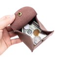 thumbnail image 1 of Cartera portátil Monedero Bolsa Auriculares Organizador Paquete Pendientes Mini Titular de la de crédito Estuche para auriculares para Mujeres , marrón Hugo Monedero pequeño, 1 of 10