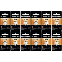 12-Pack Duracell 2016 Batteries 3.0 Volt Lithium Coin Button