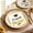 Gold-D, variant on AuroraX Holiday Graduation Paper Plates Bulk for Party White and Gold Small Disposable 7 inch Cake Plate Dessert 24 Pcs