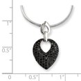 thumbnail image 2 of Brilliant Embers Sterling Silver & CZ  Necklace, 2 of 2