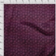 thumbnail image 4 of oneOone Velvet Dark Magenta Fabric Asian Block Sewing Material Print Fabric By The Yard 58 Inch Wide, 4 of 4