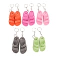 thumbnail image 2 of Mini Porte-Clés pour Pantoufles, 5 Paires Porte-Clés Compact à la Mode en Silicone pour Sacs, 2 of 7