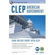 CLEPÂ® American Government Book + Online (CLEP Test Preparation), Pre-Owned (Paperback)