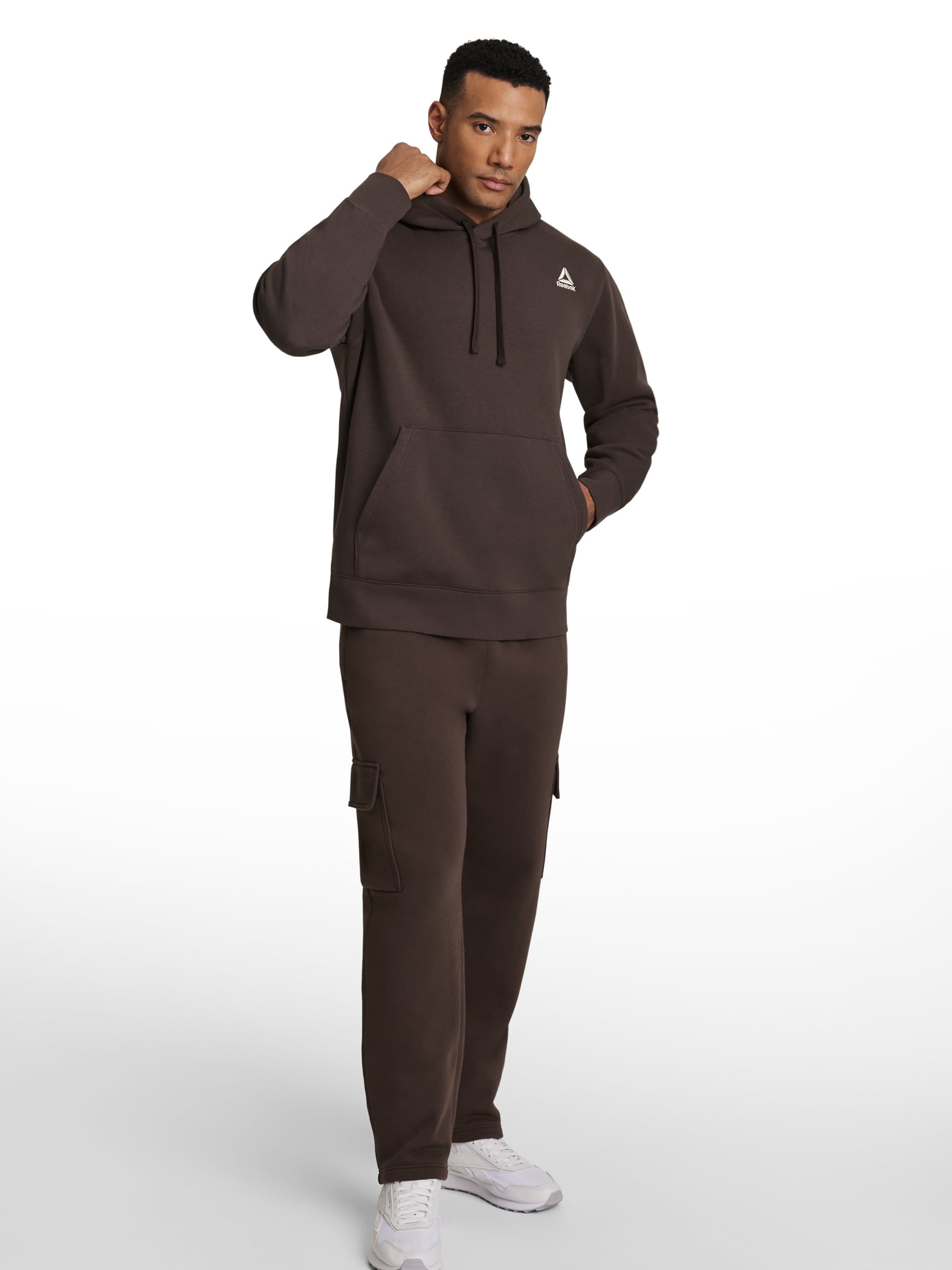 Reebok Men's and Big Men's Game Day Fleece Left Chest Hoodie, Sizes XS-5XL