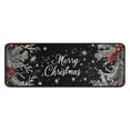 thumbnail image 1 of Christmas Kitchen Rug Sets 2 Piece Farmhouse Holiday New Year Kitchen Rugs and Mats Non Slip Kitchen Rugs and Matsfor Cook Home Decor (47x17+30x17 Inches), 1 of 6