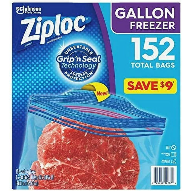 Ziploc Seal Top Gallon Freezer Bags