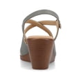 thumbnail image 3 of Journee Womens KedzieII Ankle Strap Wedge Sandals, Widths Available, 3 of 9