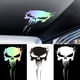 thumbnail image 2 of Pegatinas Calaveras Molten Skull Pack de 2 unidades para Coche o Moto (Color degradado), 2 of 5