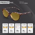 thumbnail image 4 of Lunettes de Vision Nocturne pour Femmes, Lunettes de Conduite Nocturne Polarisées HD Réduisent l'Éblouissement Protection UV, 4 of 4