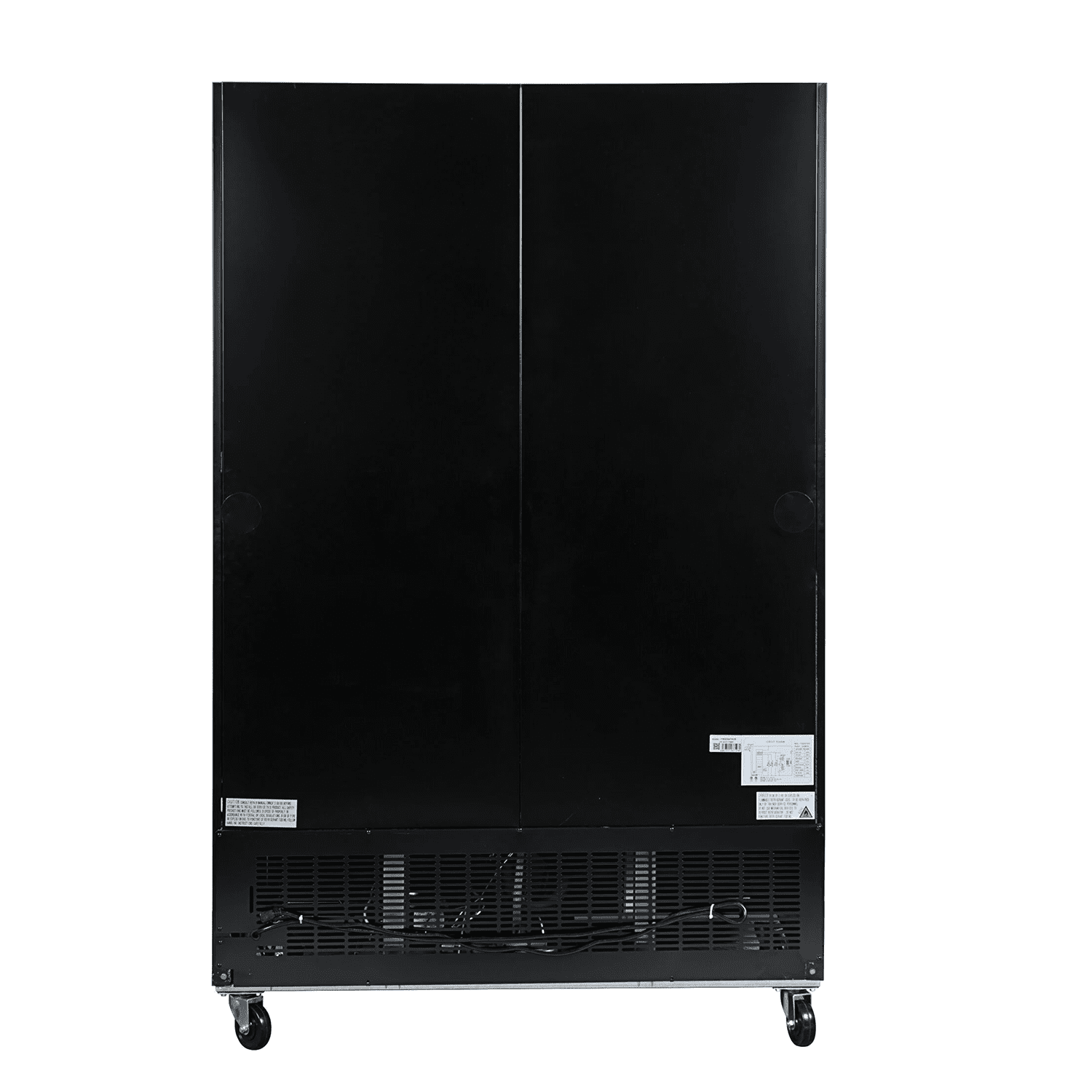 Cooler Depot 54 in. 40 cu.ft. Commercial Merchandiser Refrigerator,Stainless Steel in Black, NSF Certified.