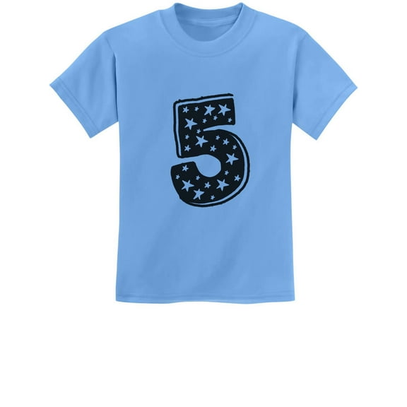 Tstars Boys Unisex 5h Birthday Gift Superstar Graphic Tee Birthday Gift for 5 Year Old Birthday Gift for Boys Cute Gift Idea Birthday Party B Day Youth Kids T-Shirt