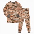 thumbnail image 5 of CAUYDY Toddler Girls Boys Halloween Cartoon Graphic Pajamas Pjs for Boy Jammies Long Sleeve Top and Pant Sleepwear Clothes Sets, 5 of 9
