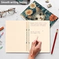 thumbnail image 4 of FORMRS 1-Subject Spiral Notebook 8" x 5" College Ruled 60 Refillable Sheet A5 Hard Cover, 2 Pack, Flowers Cat, 4 of 7