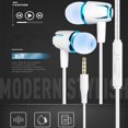 thumbnail image 1 of HD Microphone In-ear Earphone 3D Call control earpiece Stereo Sound earbuds Wiring Earbuds Free Answer Control Earpiece, 1 of 8