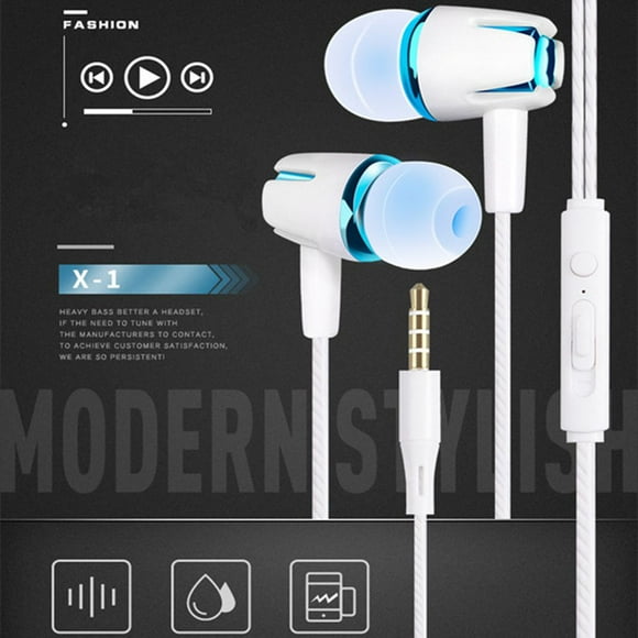 HD Microphone In-ear Earphone 3D Call control earpiece Stereo Sound earbuds Wiring Earbuds Free Answer Control Earpiece