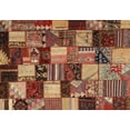 thumbnail image 1 of Ahgly Company Indoor Rectangle Contemporary Saffron Red Patchwork Area Rugs, 2' x 5', 1 of 6