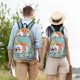 thumbnail image 4 of Disketp Kawaii Sushi Characters Delight Mochila de Lona Estampada, Mochila Escolar de Viaje Ligera para Estudiantes y Portátil-Medium, 4 of 5