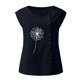 thumbnail image 4 of Camiseta Sin Mangas Para Mujer, Blusa Informal, Chaleco Con Botones, Cuello Redondo, Parte Superior Activa Suelta Odeerbi  ODB160029, 4 of 4