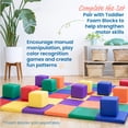 thumbnail image 4 of ECR4Kids SoftZone Patchwork Toddler Activity Mat, Colorful Tummy Time Foam Pad - Assorted, 4 of 6