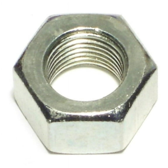 9/16"-18 Plain Steel Fine Thread Left Hand Hex Nuts (10 pcs.)