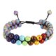 thumbnail image 1 of Pulseras para mujer, regalos para mujer, pulseras magnéticas con piedra volcánica natural para que las parejas expresen su amor, pulsera, collar., 1 of 3