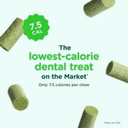 Minties FreshBites Soft and Chewy Dental Treats for Dogs, Low Calorie Natural Mint Flavored Dental Chews for Dogs, 100 Count, Chews Clean Teeth, Fight Bad Breath, and Removes Plaque and Tartar