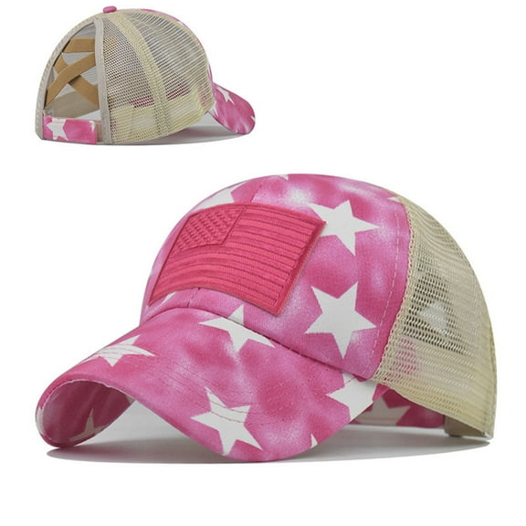 Women's Visors Embroidery Solid Color Duck Hat Trend Personality Outdoor Print Breathable Mesh Hat,Pink Women's Accessories Visors