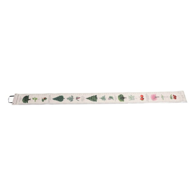 Tabla de medidas para colgar en la pared, impermeable, resistente a las arrugas, con estampado de plantas, extraíble, para habitación infantil.