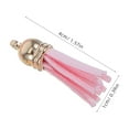 thumbnail image 2 of Raindrops 50Ud Charms Rosas Con Borlas Para Llaveros Y Complementos En Accesorios De Bolsos, 2 of 7