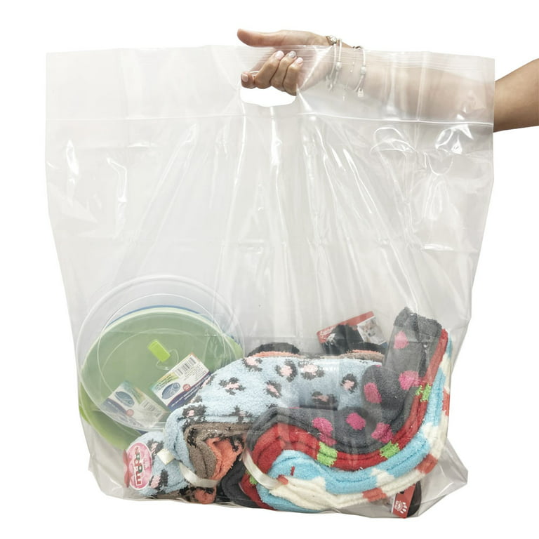 Packing Bags for Moving – 6 Pack Clear Zippered Storage Bags with Hand –  Prime Line Retail