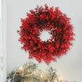 thumbnail image 7 of Jienlioq Christmas Clearance Extra Large Christmas Wreath Decor for Front Door Window Display - Holiday Mall Scene Setting Prop Giftable Xmas Hanging Ornament Indoor Outdoor, 7 of 7