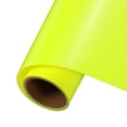 thumbnail image 1 of Vinilo Termotransferible Fluorescente Amarillo Uxcell, Rollos de Vinilo de 10 Pulgadas x 5 pies para Corte de Calcomanías, Señales, Álbumes de Recortes, Manualidades DIY, Decoración del Hogar, 1 of 6