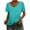 Sky Blue-02, variant on Mittory Women Casual Deep V Neck T Shirts Summer Short Sleeve Fashion Loose Solid Color Tops Tee