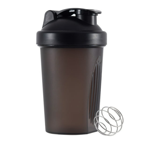 Bearachild Taza para batidos PP sin BPA con tapa a prueba de fugas para viajes fáciles y actividades al aire libre, fácil de limpiar, elegante Cocina y Comedor Negro