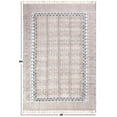 thumbnail image 3 of Casavani Handmade Cotton Bedroom Area Rug, Brown 8x10 feet, 3 of 6