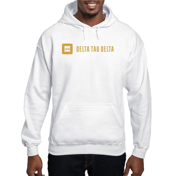 CafePress - Delta Tau Delta Gold Signature Sweatshirt - Pullover Hoodie, Hooded Sweatshirt