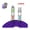Blue-2-pack, variant on 4-in-1 USB C Cable,Multi Charger Cable with Breathing Light, PD 5A Multi Fast Charging & Data Sync Silicone Gray-1 pack