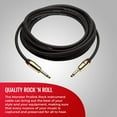 thumbnail image 6 of Monster 600625-00 Prolink Rock 1/4" Instrument Cable. 3 ft - Straight to Straight, 6 of 8