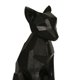thumbnail image 2 of "Figura de perro con marco de metal facetado de 15 pulgadas, negro" Benzara Inc BM221043, 2 of 2