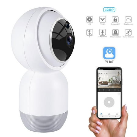 1080P WiFi Video Baby Monitor,Faayfian Wireless Smart Security Camera,Activity Alert,Sound and Motion Detection,Night Vision,Encrypted ID,Two-Way Audio for Home/Office Monitor with iOS, Android (Best Android App For Calling Over Wifi)