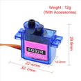 thumbnail image 4 of 15 Piezas SG92R 9G Mini Servo 9G 2,5Kg para RC Avión Helicóptero Controles Coche para, 4 of 5