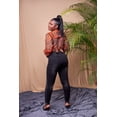 thumbnail image 4 of Ayele Batik Long Sleeve Tie Up Back Crop Top, 4 of 6